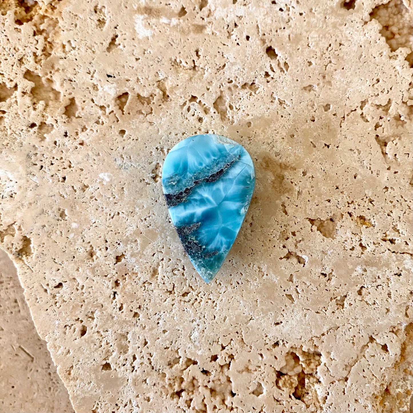 Larimar Cabochon #11