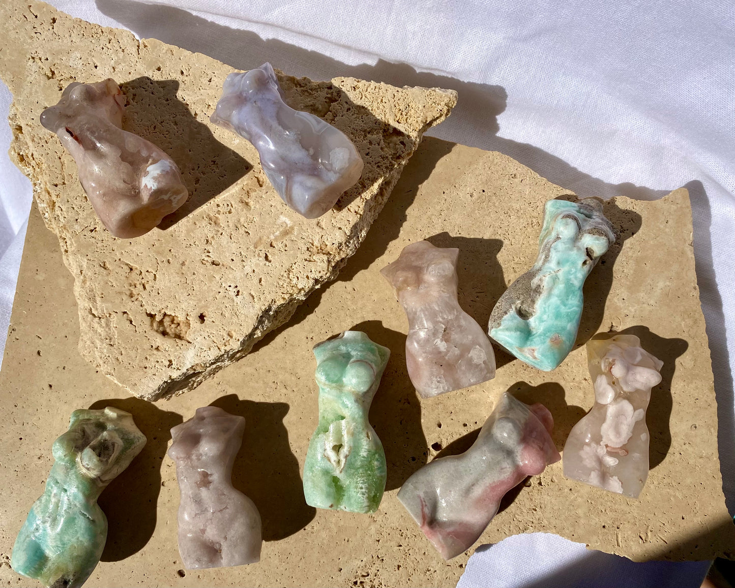 Pink amethyst goddess