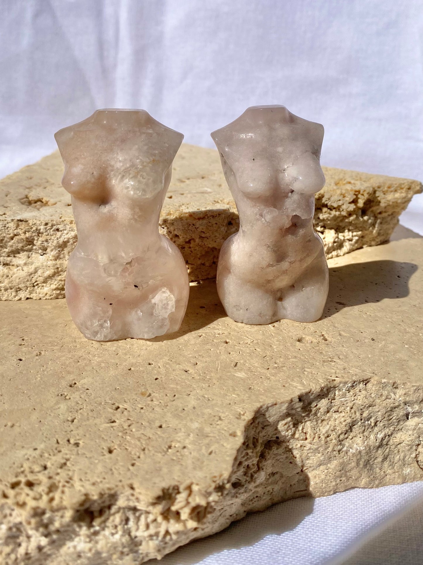 Pink amethyst goddess