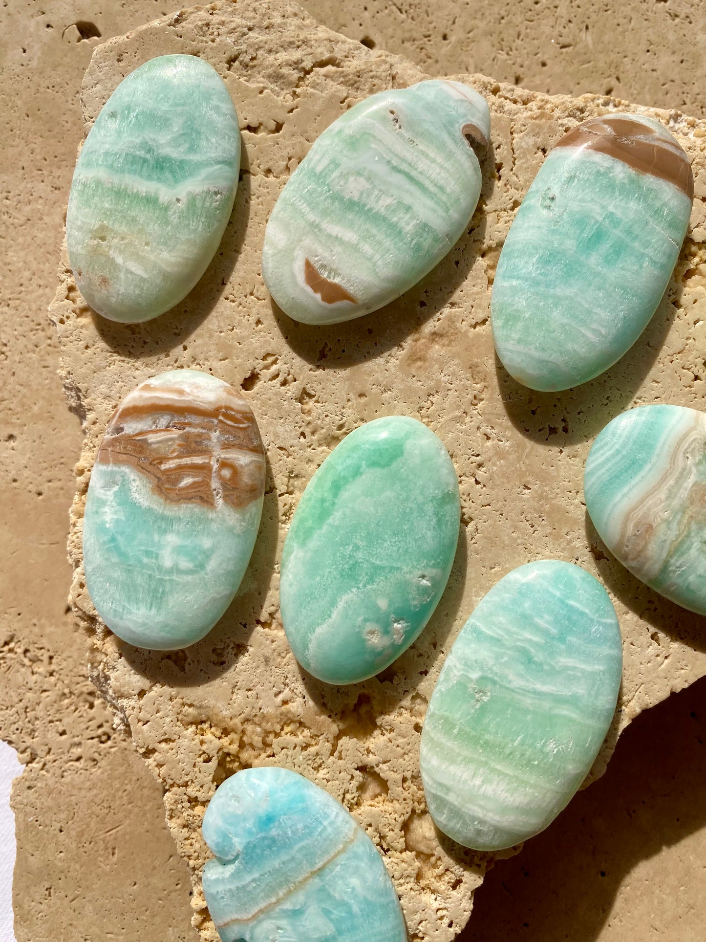 Caribbean Calcite Mini Palmstone