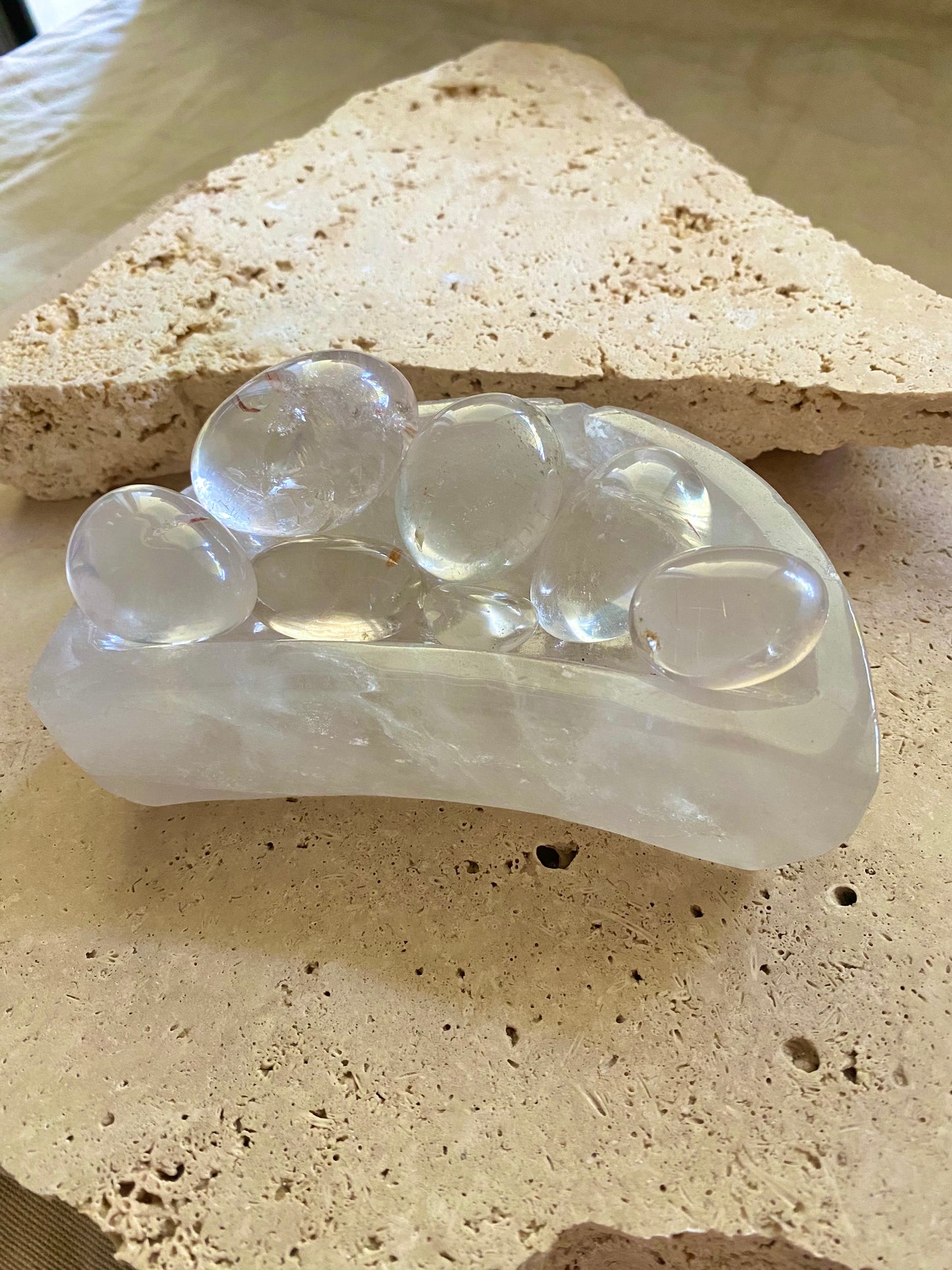 Clear Quartz tumbles