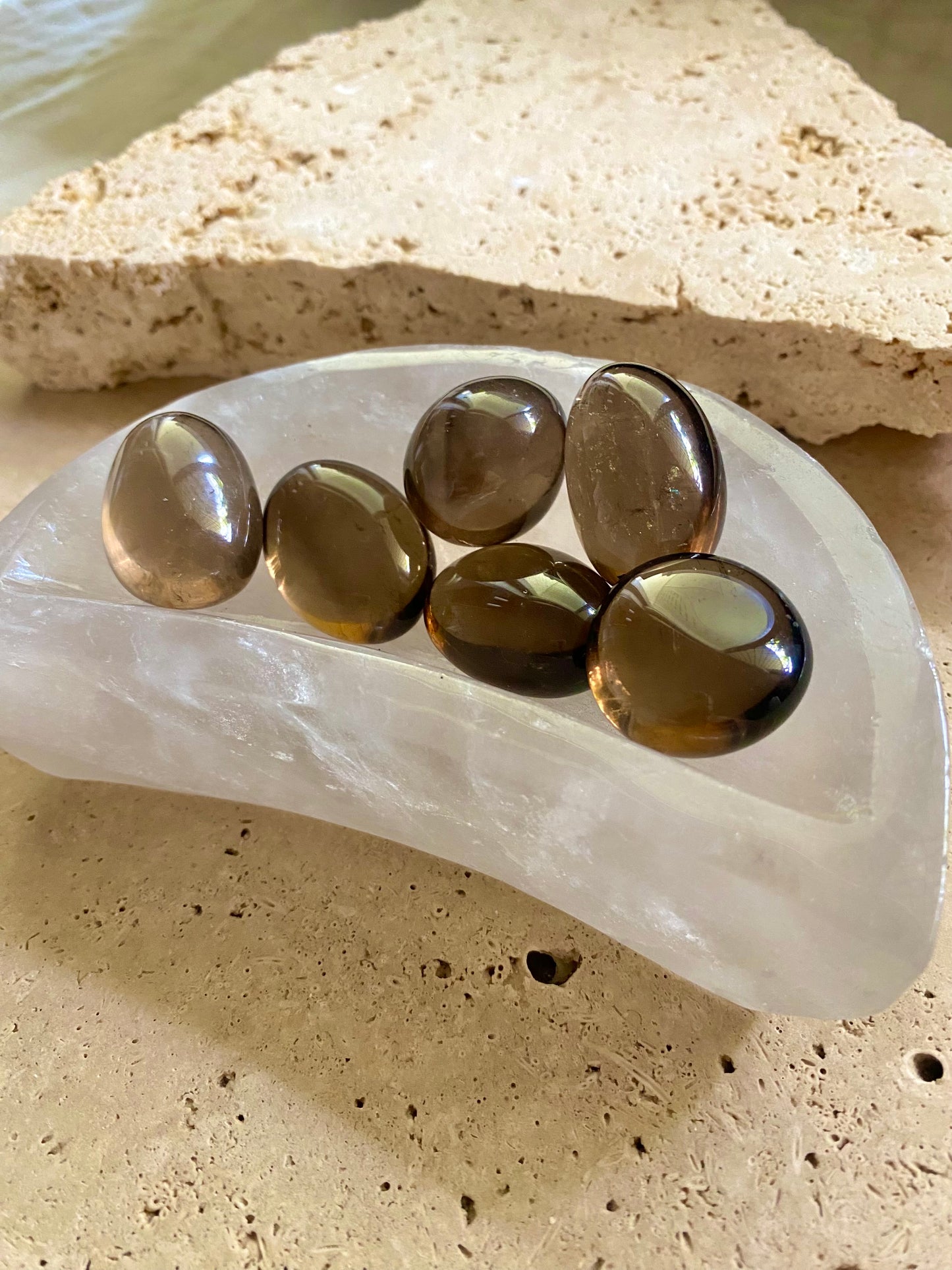 Smokey Quartz tumbles