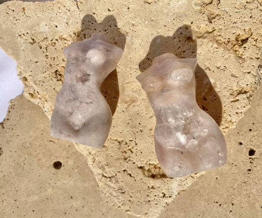 Pink amethyst goddess