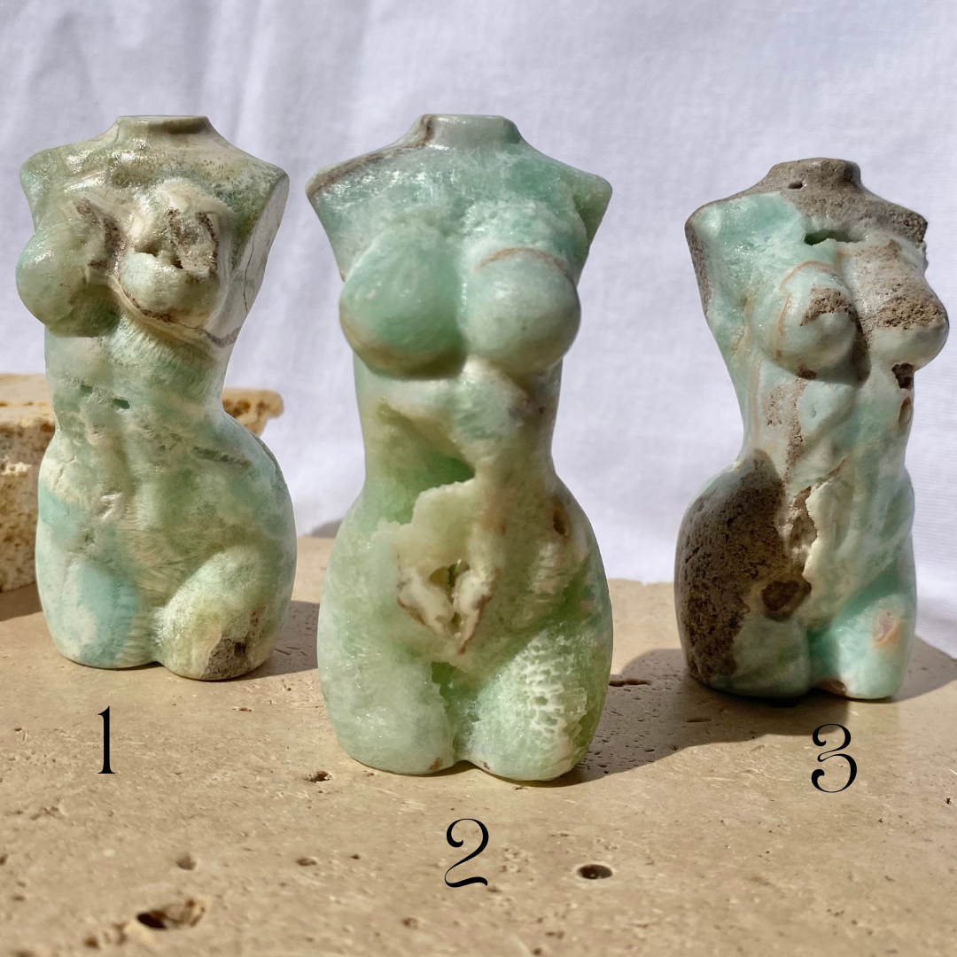 Hemimorphite goddess