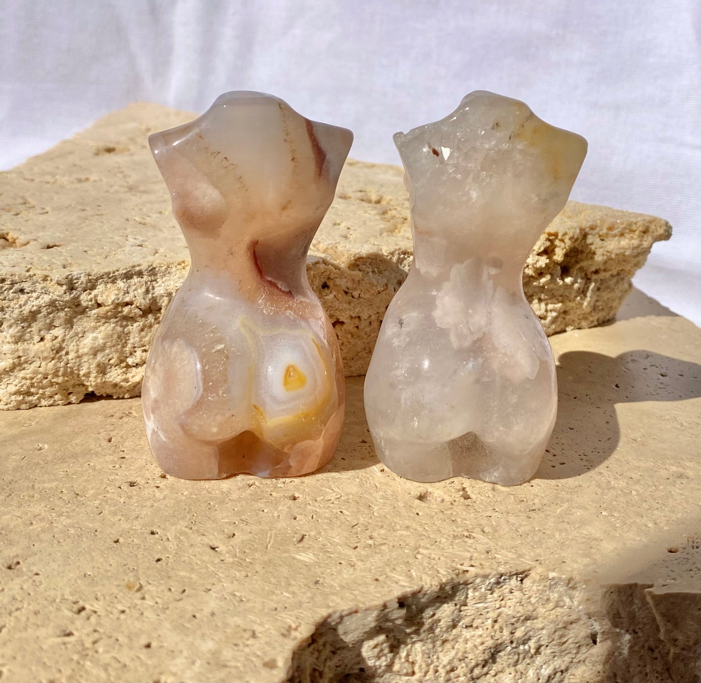 Flower agate goddess