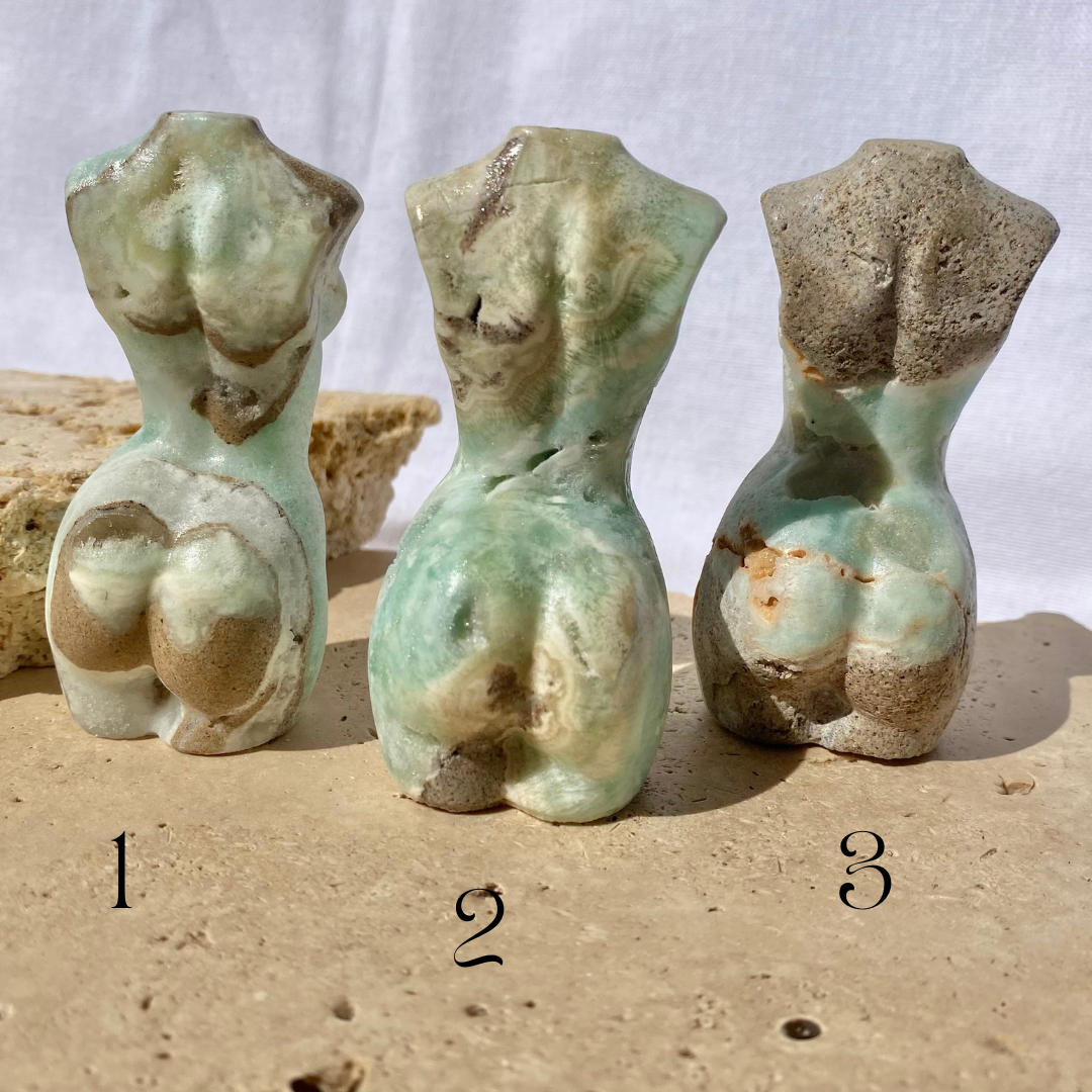 Hemimorphite goddess