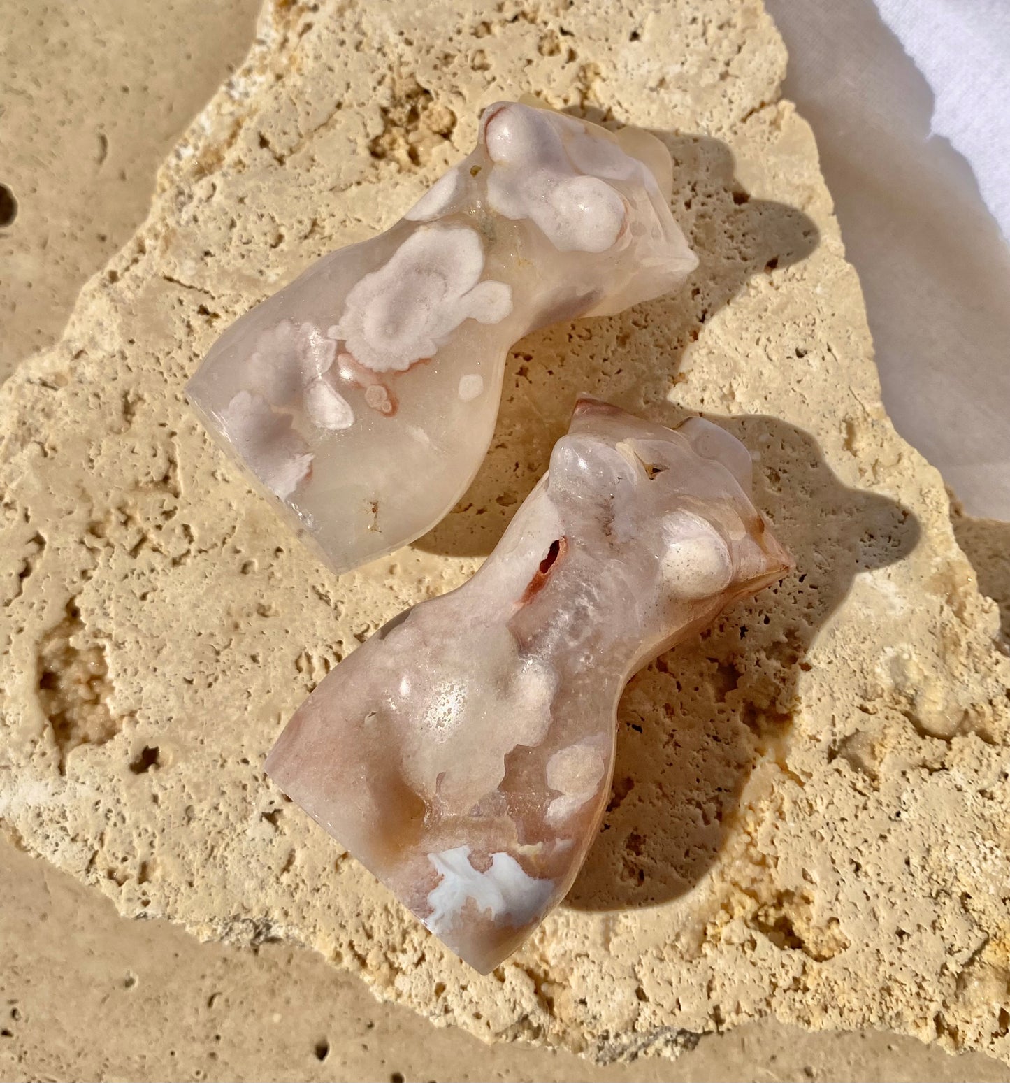 Flower agate goddess