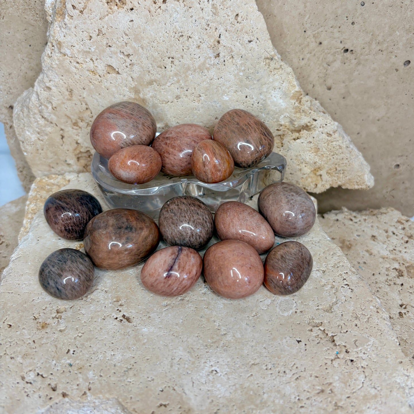 Peach Moonstone Tumble