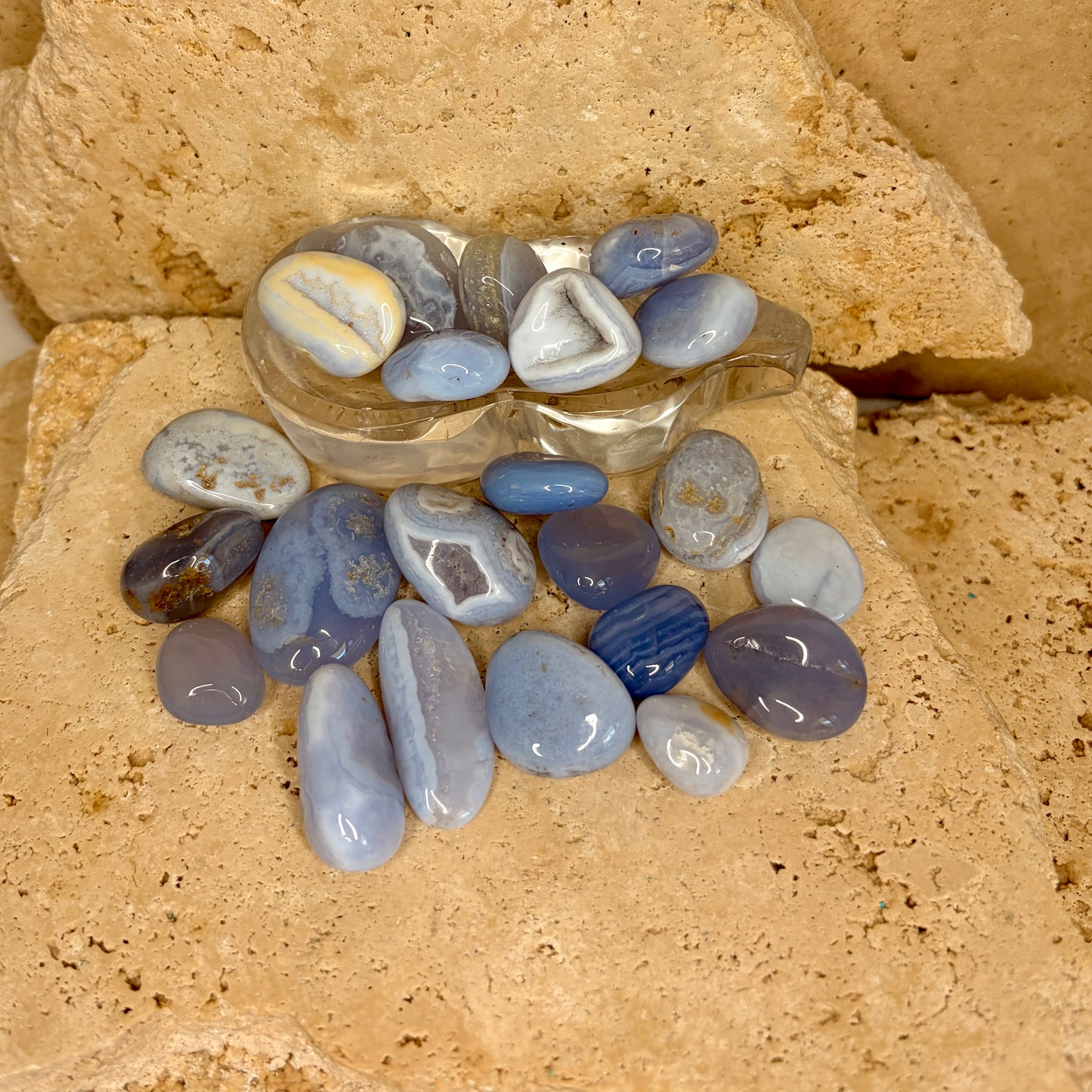 Blue Lace Agate Tumble