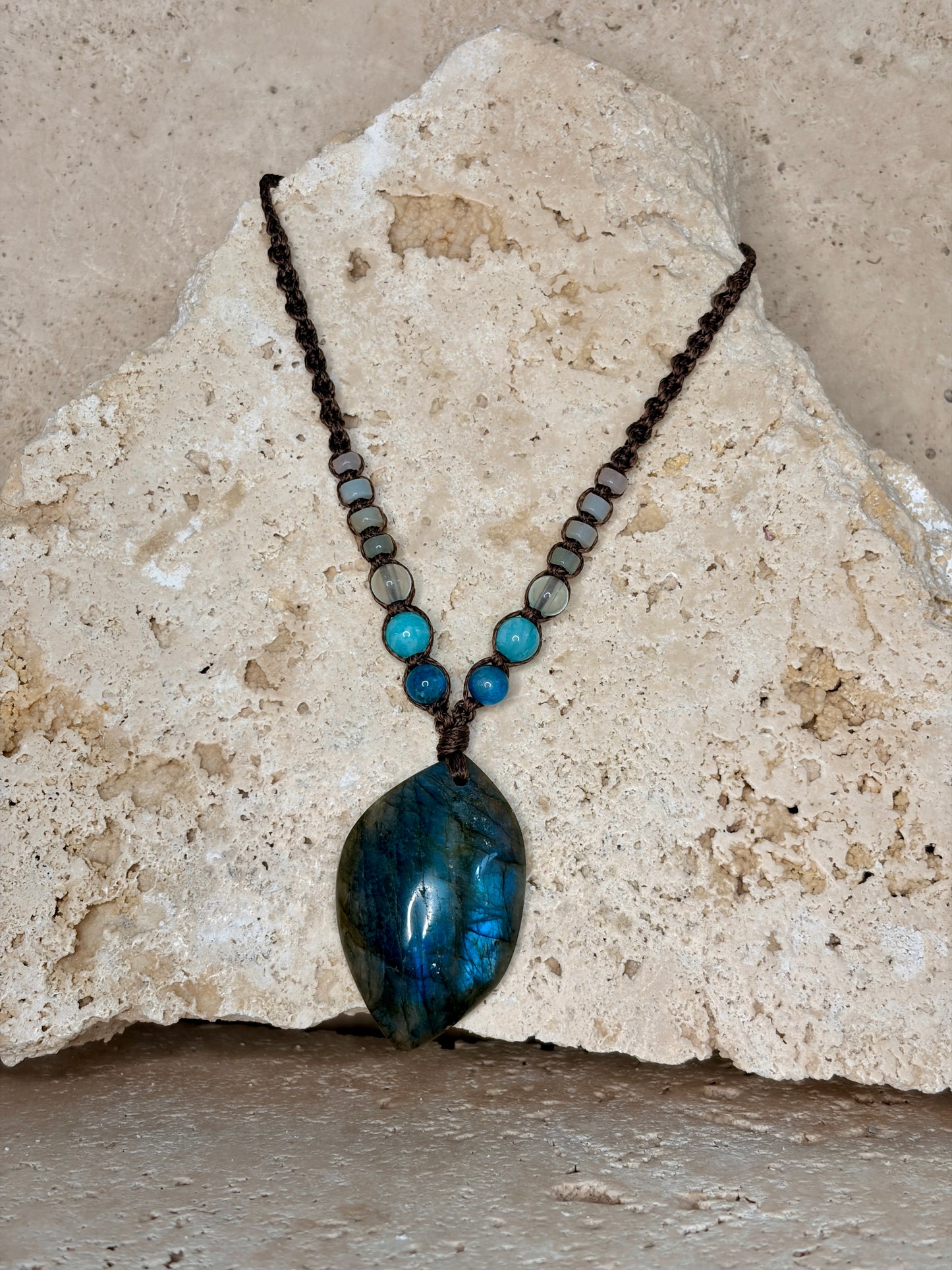 Labradorite necklace