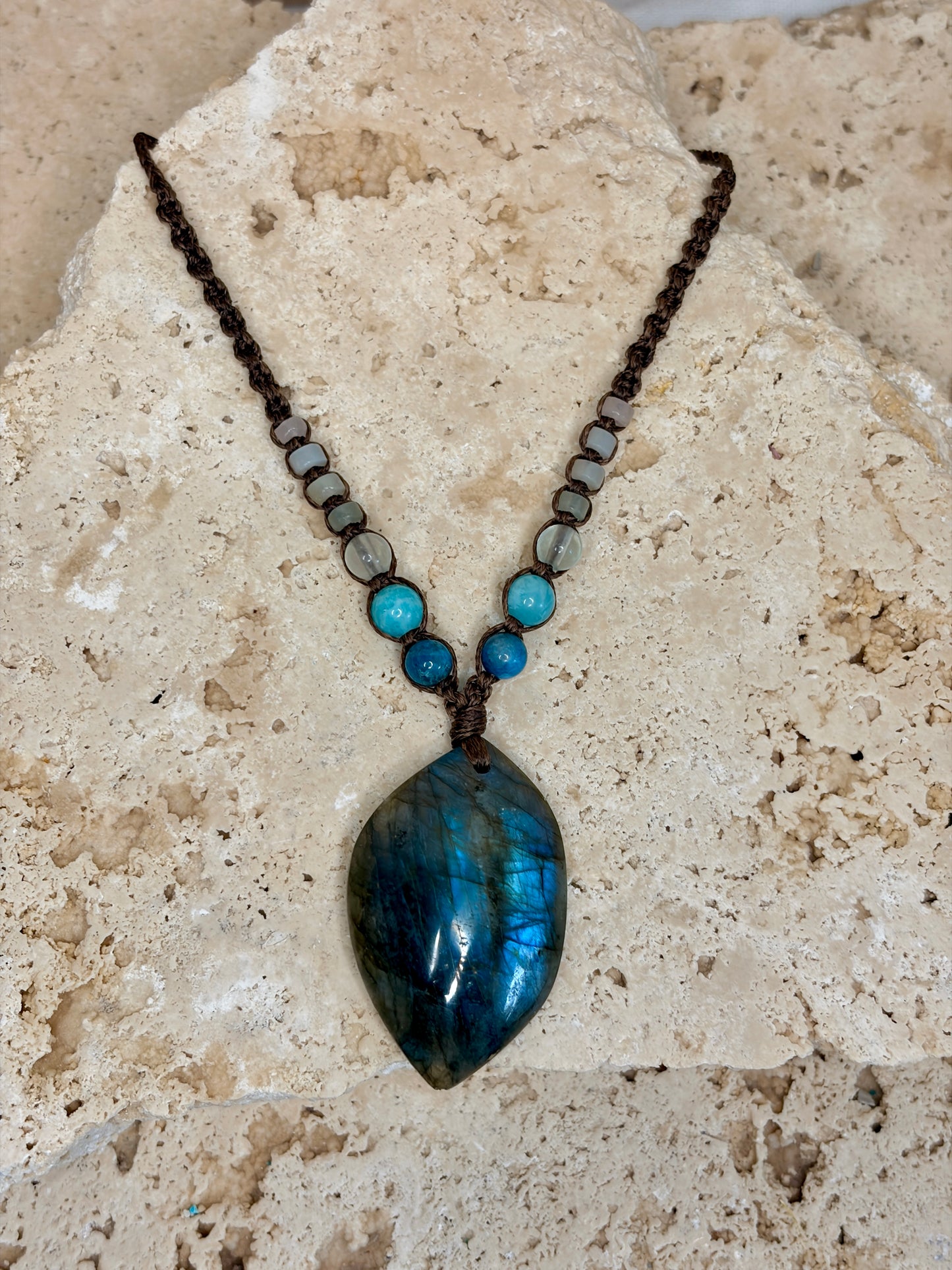 Labradorite necklace