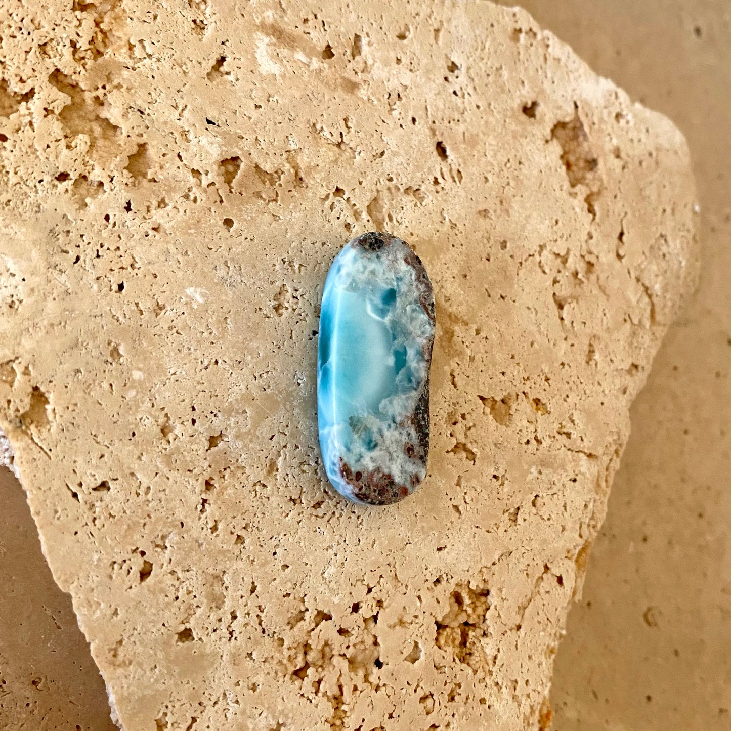 Larimar Cabochon #6