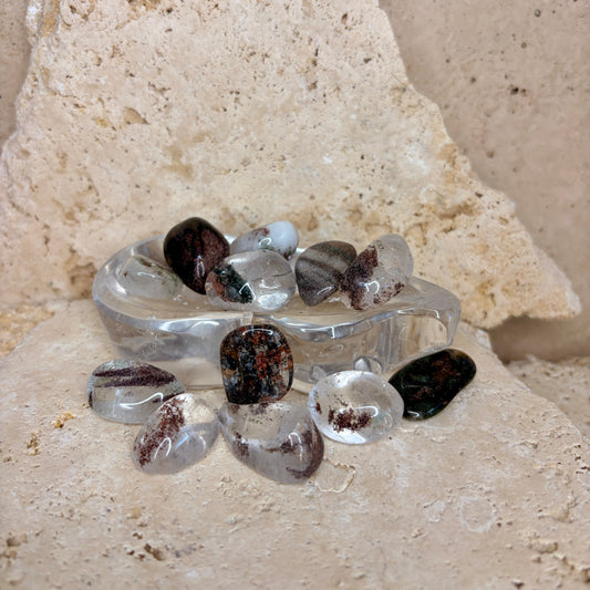 Garden Quartz (Lodolite) Tumble
