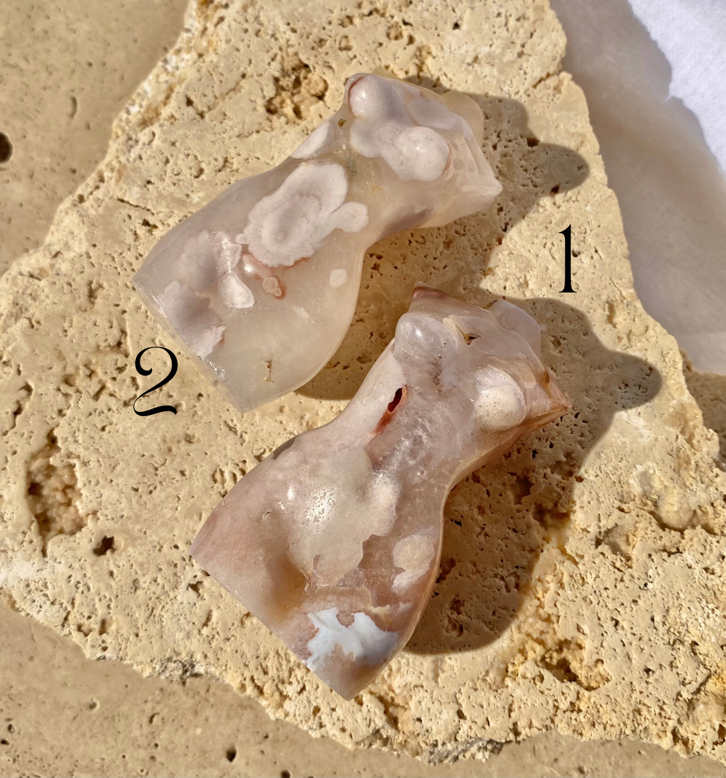 Flower agate goddess