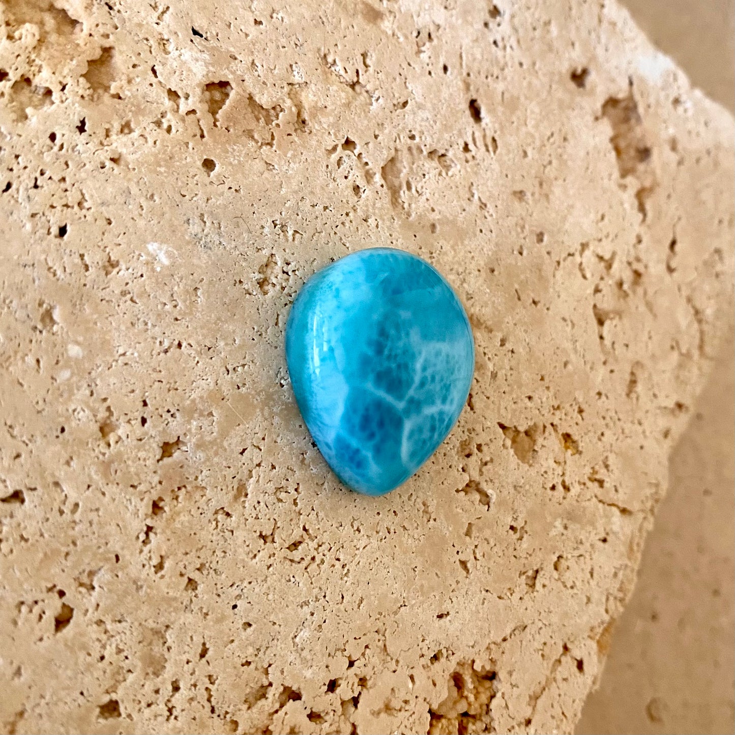 Larimar Cabochon #8