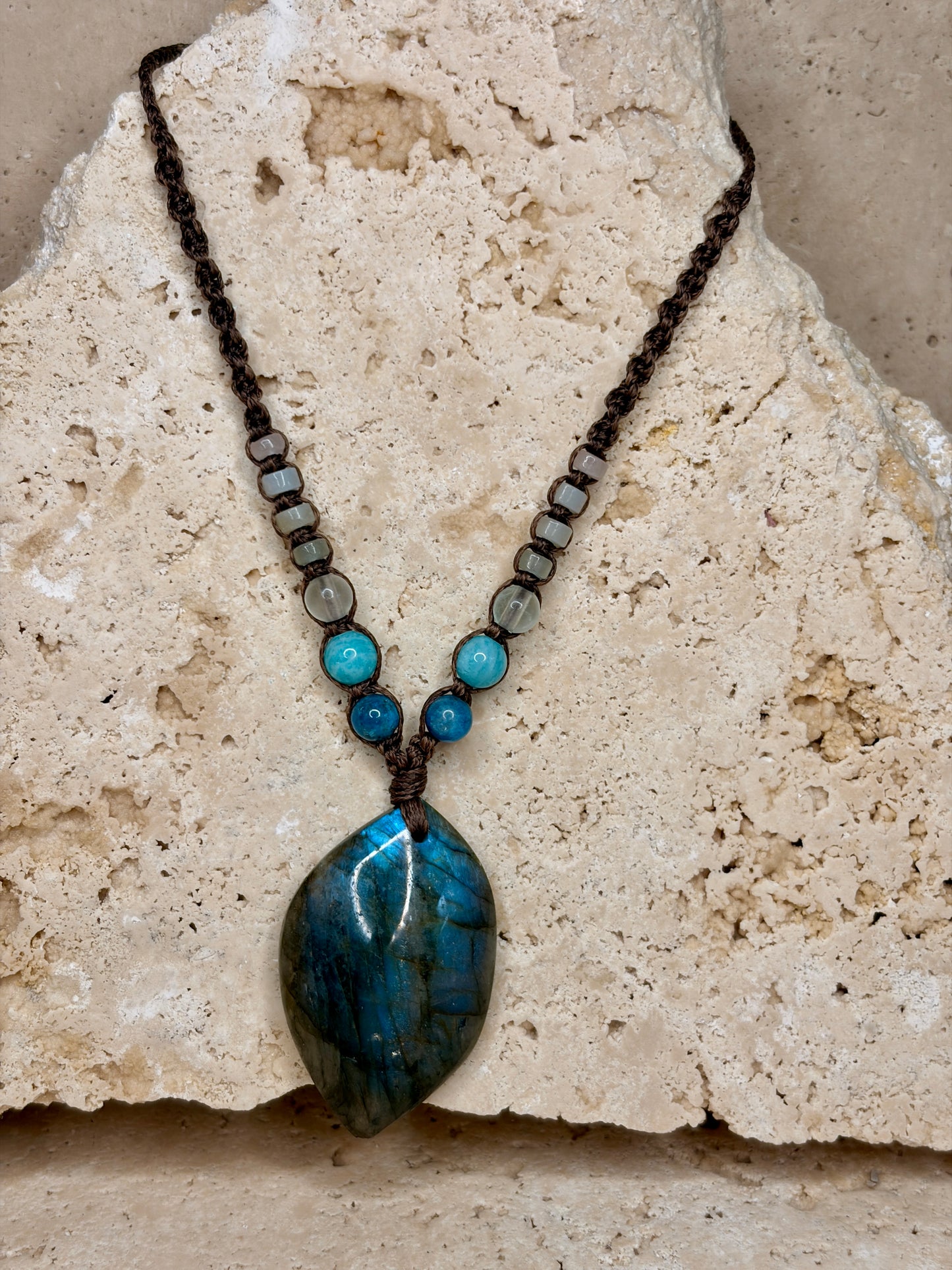 Labradorite necklace